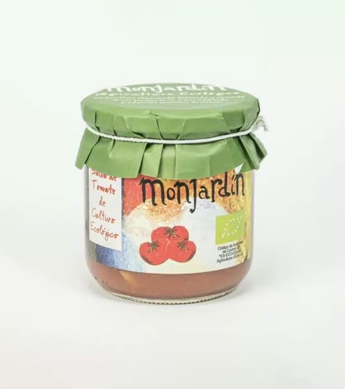 Salsa de Tomate procedente de agricultura ecológica Monjardin Organic